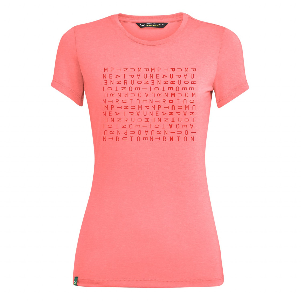 Salewa Crosswords Dri-Release® T-Shirts γυναικεια ροζ Greece YC4319068